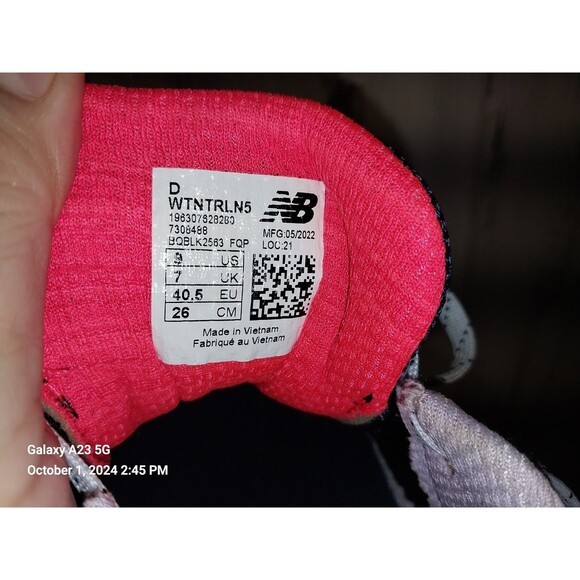 New Balance Womens Dynasoft Nitrel V5 Trail Running Shoes Navy Blue Size 9 - Picture 12 of 12